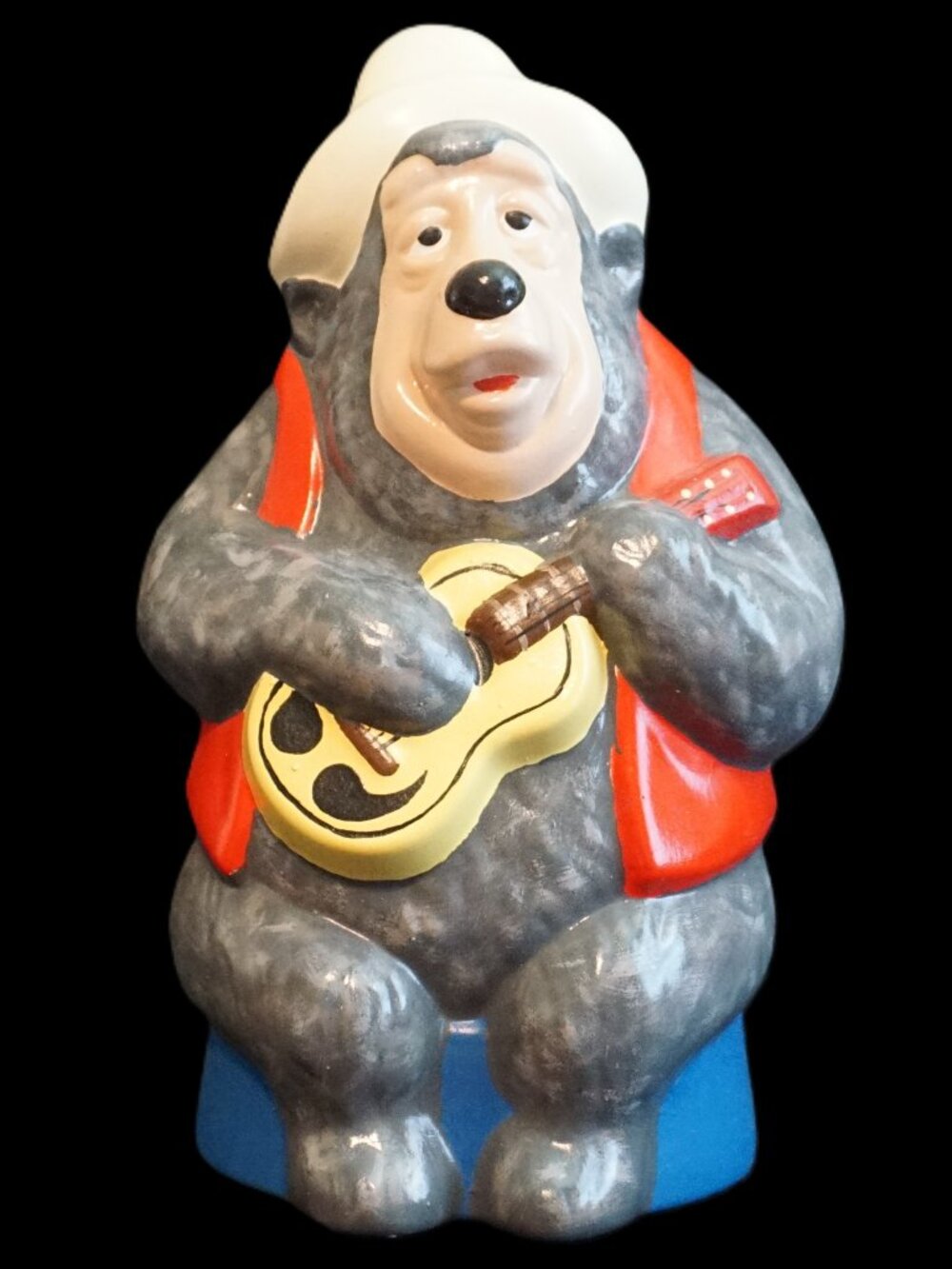 Disney Vintage Ceramic Hand Painted Big Al from Country Bear Jamboree Figure